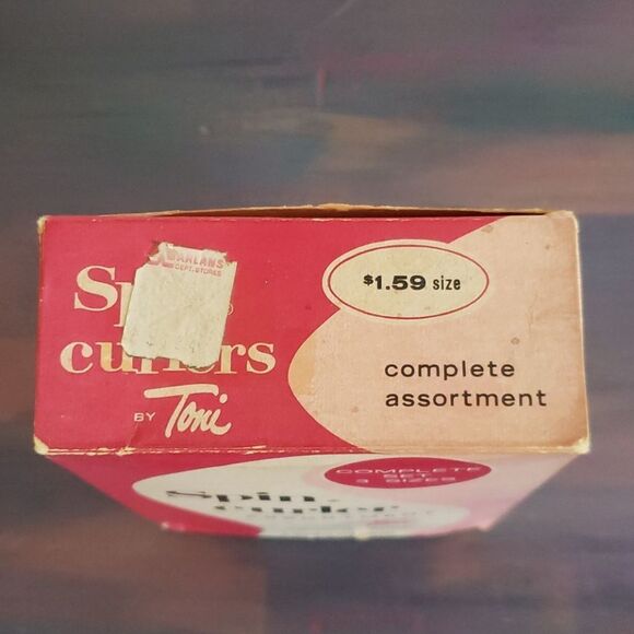 Vintage Box of Toni Spin Curlers - 45 ct - Picture 6 of 12